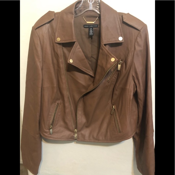 Chico's Jackets & Blazers - Chico’s sz 2 Short leather jacket (L-12/14)